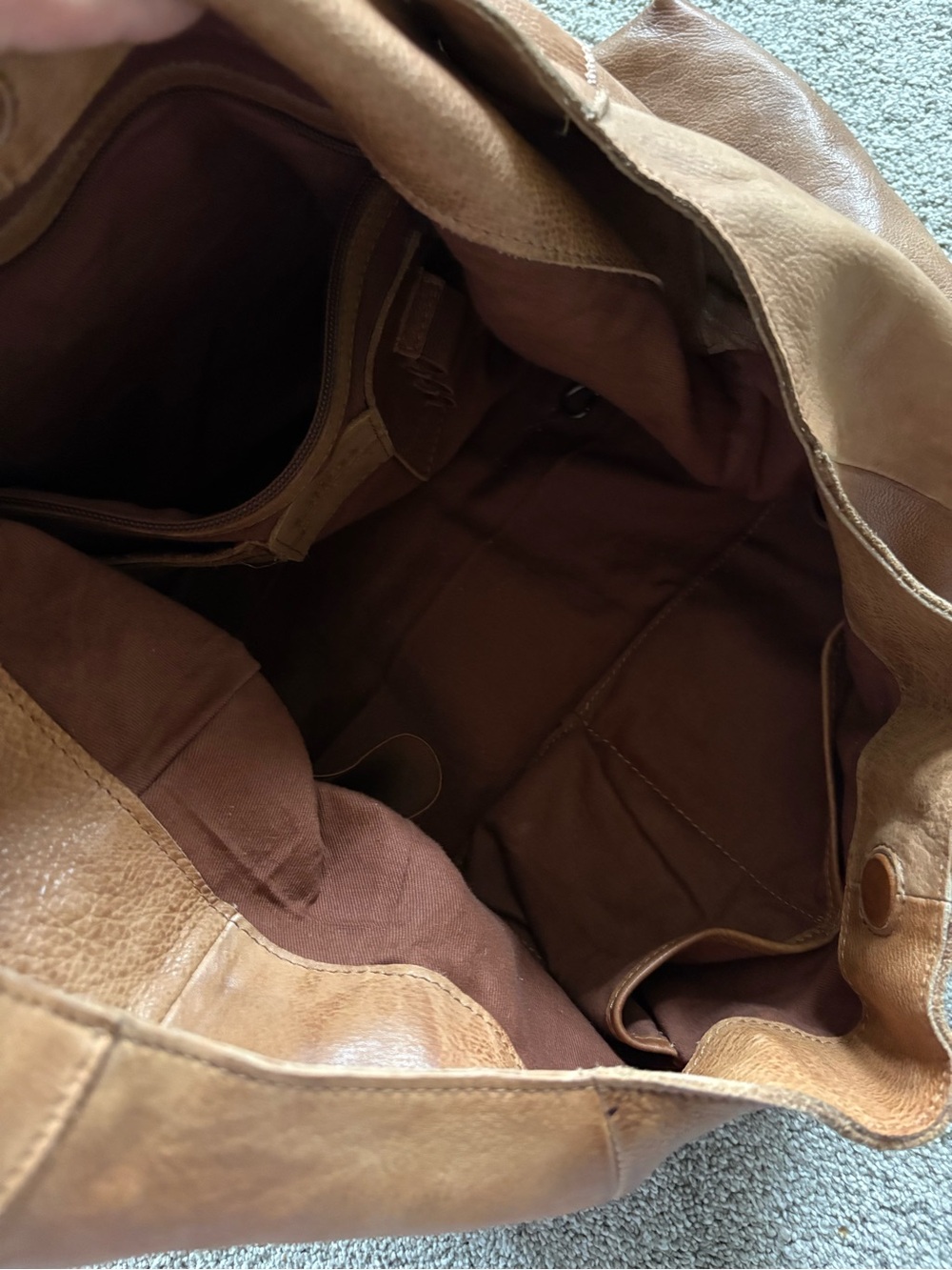 Latico leather Lindsey hobo tote bag - Picture 6 of 7